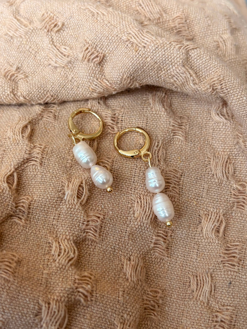 Aros Perla Doble