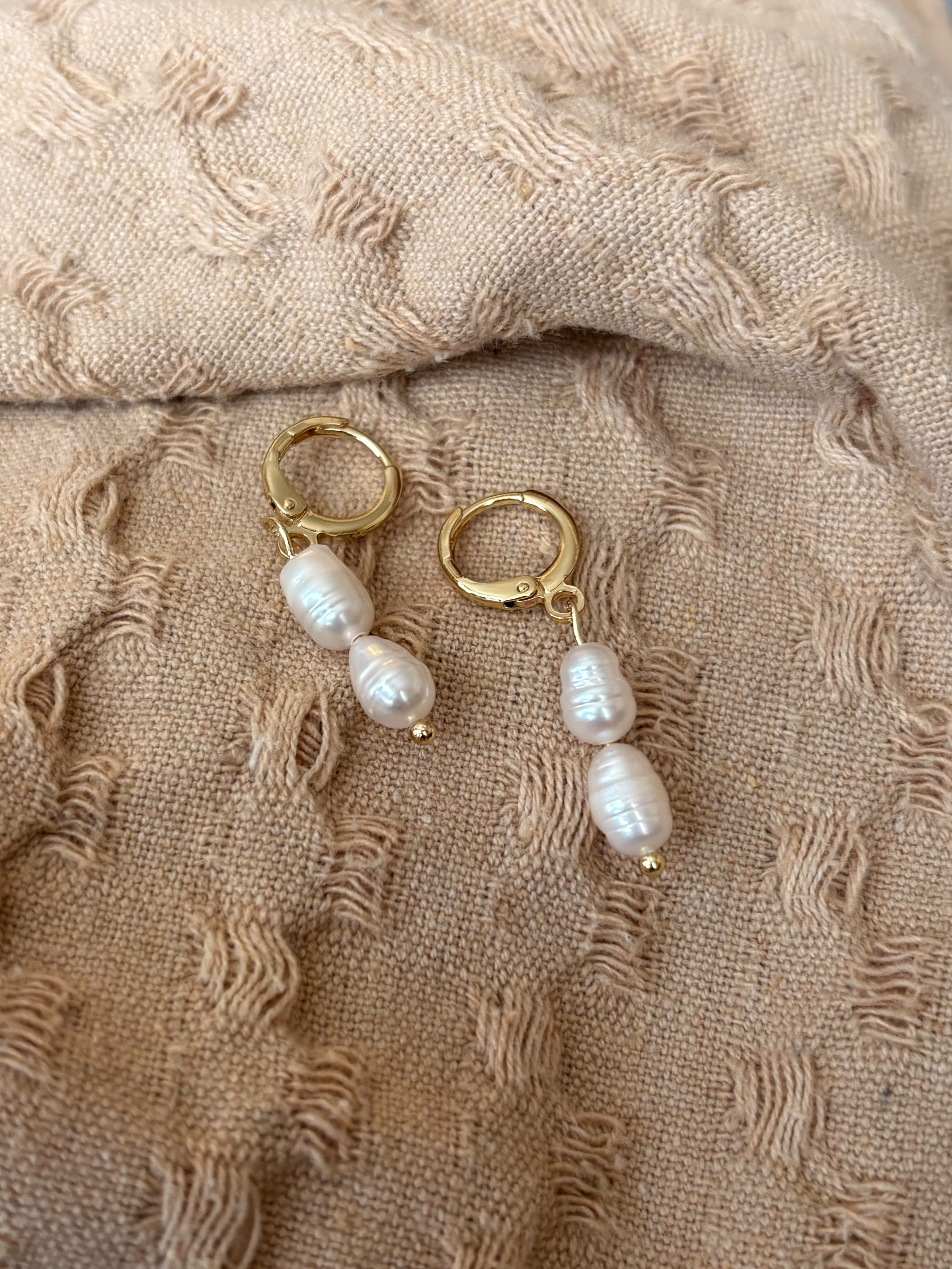 Aros Perla Doble